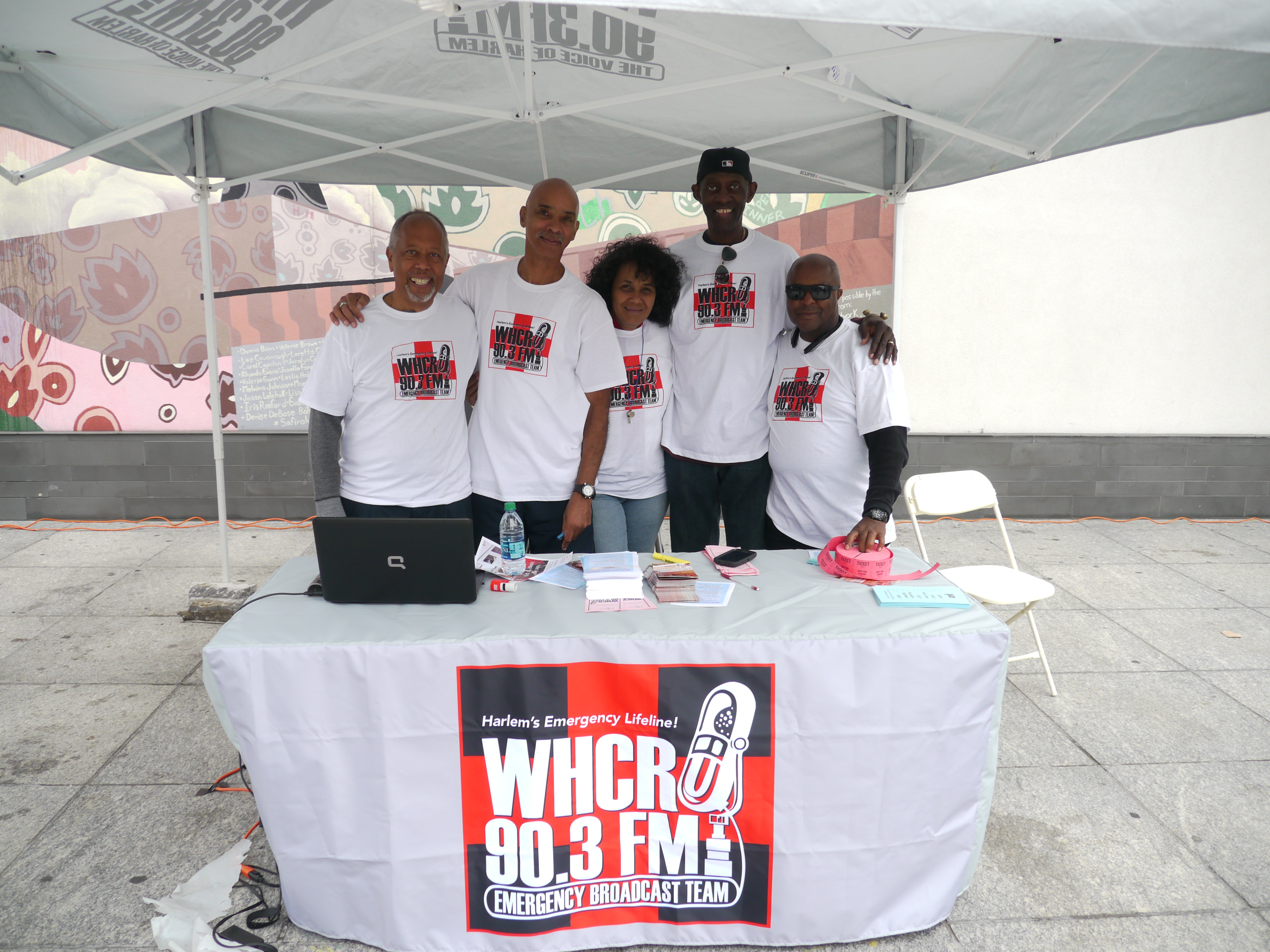 WHCR-90.3FM's WEBT (Emergency Broadcast Team) hosted its 3rd annual Harlem Emergency Preparedness Day along with The City College of New York and Harlem Hospital Center on Tuesday, Sept. 22, 2015, 12noon-4pm. Hundreds passed through and got life saving disaster preparedness information from several organizations.