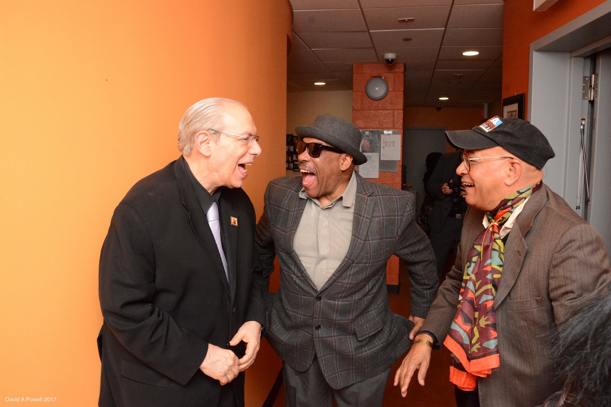 NEA Jazz Masters Breakfast at 90.3FM/NY WHCR - Three people smiling